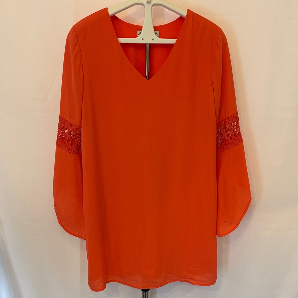 Almost Famous Orange Mini Dress